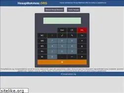 Sites similar to hesapmakinesi.org