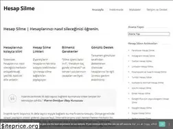 Sites similar to hesapsilme.org