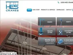 Sites similar to hescranes.com.au