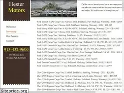 Sites similar to hestermotors.com