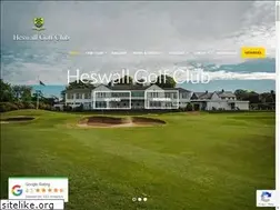 Sites similar to heswallgolfclub.com