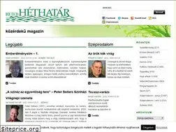Sites similar to hetedhethatar.hu