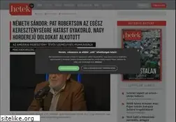 Sites similar to hetek.hu
