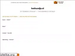 Sites similar to hethondje.nl