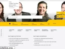 Sites similar to hetnederlandsepensioenfonds.nl