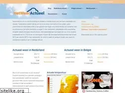 Sites similar to hetweeractueel.nl