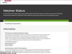 Sites similar to hetzner-status.de