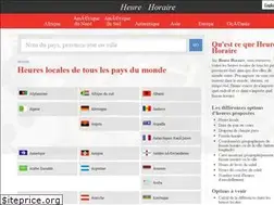 Sites similar to heurehoraire.com