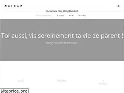 Sites similar to heureuxtoutsimplement.com