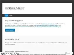 Sites similar to heuristically.wordpress.com