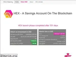 Sites similar to hex-staking.com