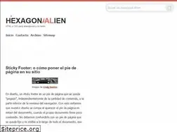 Sites similar to hexagonalalien.es