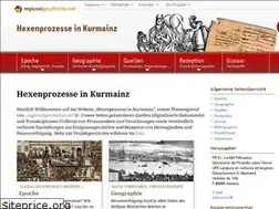 Sites similar to hexenprozesse-kurmainz.de