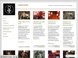 Sites similar to hexenworte.com