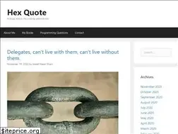 Sites similar to hexquote.com