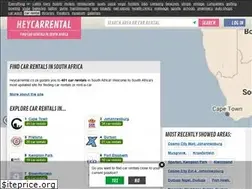 Sites similar to heycarrental.co.za