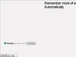 Sites similar to heyday.xyz