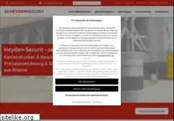 Sites similar to heydensecurit.de