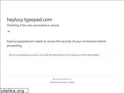 Sites similar to heylucy.typepad.com
