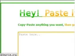 Sites similar to heypasteit.com