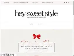 Sites similar to heysweetstyle.com