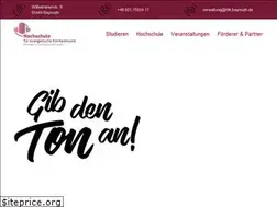 Sites similar to hfk-bayreuth.de