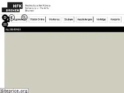 Sites similar to hfk-bremen.de