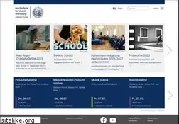Sites similar to hfm-wuerzburg.de