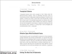 Sites similar to hharnisc.github.io