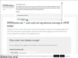 Sites similar to hhxnoter.dk