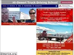 Sites similar to hi-deserttruckdrivingschool.com