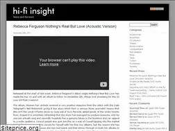 Sites similar to hi-fi-insight.com