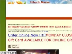 Sites similar to hibachimaster.com