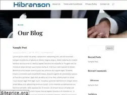 Sites similar to hibranson.com