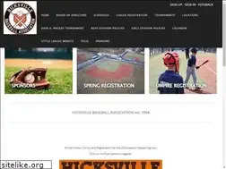 Sites similar to hicksvillebaseball.com