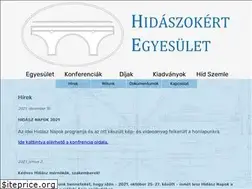 Sites similar to hidaszokertegyesulet.hu