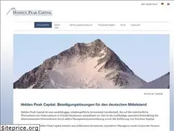 Sites similar to hidden-peak-capital.com
