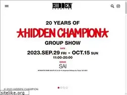 Sites similar to hiddenchampion.jp