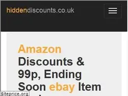 Sites similar to hiddendiscounts.co.uk
