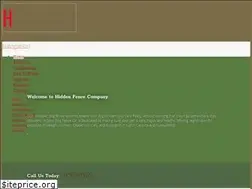 Sites similar to hiddenfencenc.com