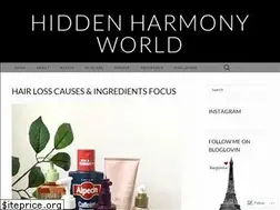 Sites similar to hiddenharmonyworld.com