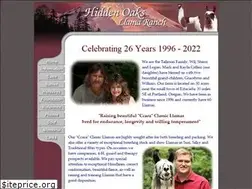 Sites similar to hiddenoaksllamaranch.com