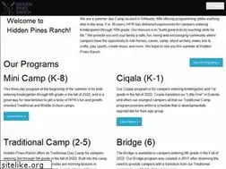 Sites similar to hiddenpinesranch.com