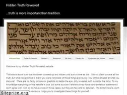 Sites similar to hiddentruthrevealed.weebly.com