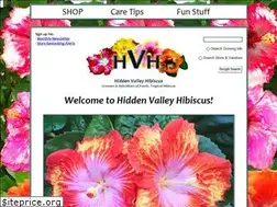 Sites similar to hiddenvalleyhibiscus.com