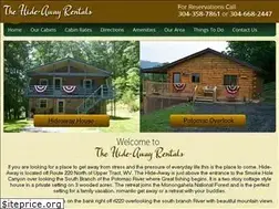 Sites similar to hideawayrentalswv.com