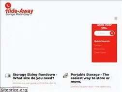 Sites similar to hideawaystorage.com