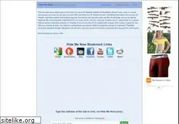 Sites similar to hidemenow.net