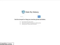 Sites similar to hidemyhistory.co