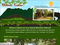 Sites similar to hideoutcabins.com